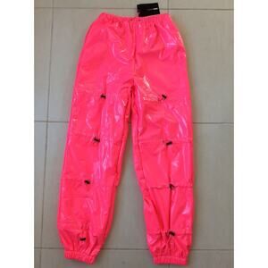 Fashion Nova Latex Jogger Pants Keep Looking Fluorescent FLAW